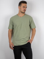 T-Shirt Με Βε Γυακά Μονόχρωμη Μέντα