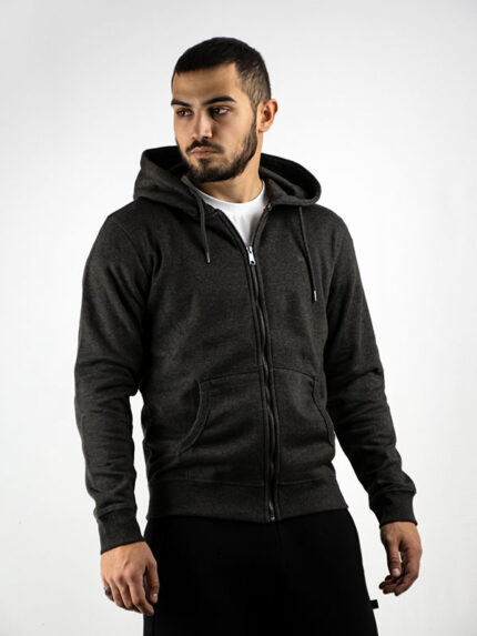 Ζακέτα Slim Fit & Κουκούλα