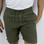 Βερμούδα Regular Fit Λαδί