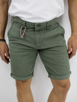 Βερμούδα Regular Fit Λαδί