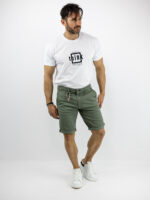 Βερμούδα Regular Fit Λαδί