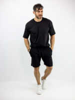 Βερμούδα Regular Fit Μαύρο