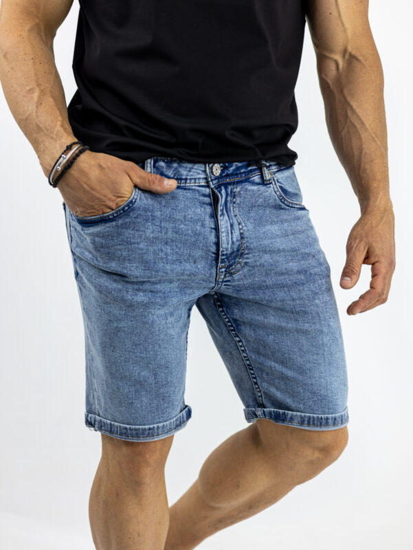 Jean Βερμούδα Regular Fit Μπλέ