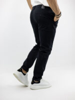 Παντελόνι Chinos Πικέ Μαύρο