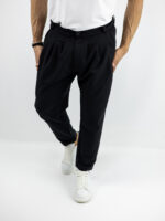 Παντελόνι Jogger Loose Fit & Λάστιχο Πίσω Μαύρο