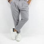 Παντελόνι Jogger Loose Fit & Λάστιχο Πίσω Γκρί