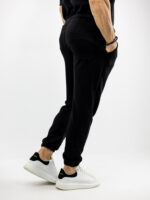 Παντελόνι Φόρμα & Λάστιχο Κάτω Regular Fit Μαύρο