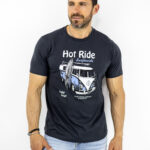 T-Shirt Regular Fit Μακό Van Γκρί