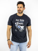 T-Shirt Regular Fit Μακό Van Γκρί