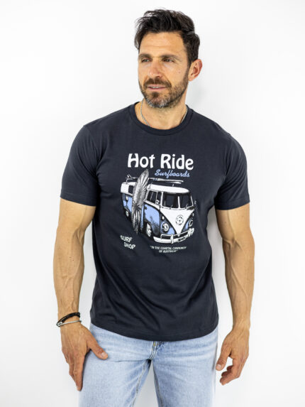 T-Shirt Regular Fit Μακό Van Γκρί