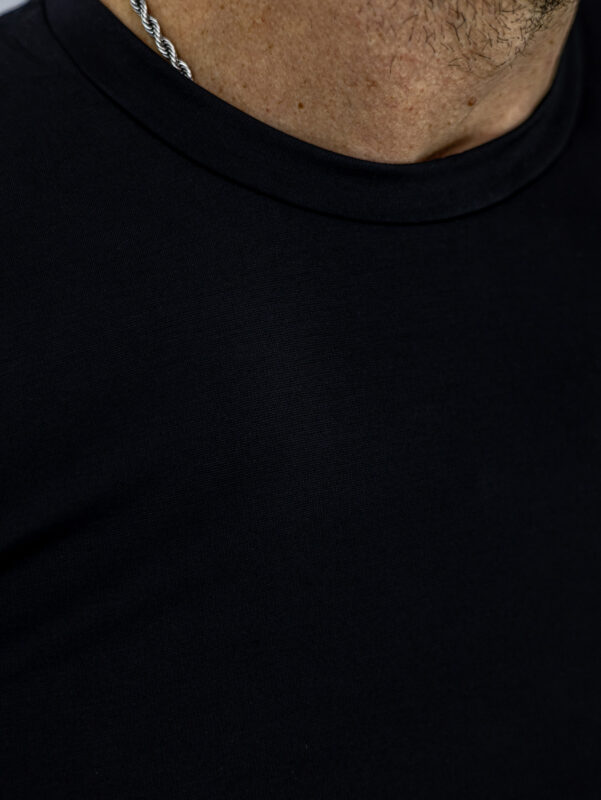 T-Shirt Regular Fit Confidence Μονόχρωμο Μαύρο