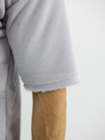 T-Shirt Oversized Μονόχρωμο Γκρί