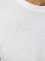 T-Shirt Regular Fit & Στάμπα Πίσω Λευκό