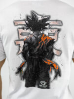 T-Shirt Regular Fit & Στάμπα Πίσω Λευκό