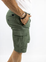 Βερμούδα Cargo Regular Fit Λαδί