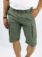 Βερμούδα Cargo Regular Fit Λαδί