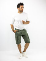 Βερμούδα Cargo Regular Fit Λαδί