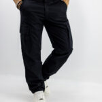 Παντελόνι Cargo Regular Fit Μαύρο