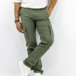 Παντελόνι Cargo Regular Fit Λαδί
