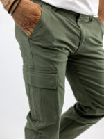 Παντελόνι Cargo Regular Fit Λαδί