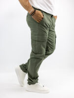 Παντελόνι Cargo Regular Fit Λαδί