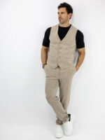 Παντελόνι Chinos Lino Tr Regular Fit Μπέζ
