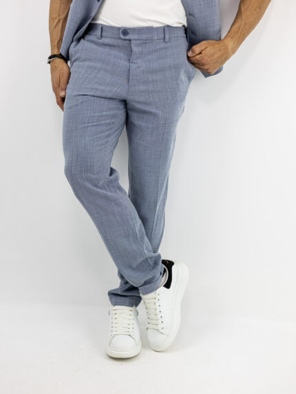 Παντελόνι Chinos Lino Tr Regular Fit Σιέλ