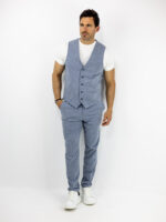 Παντελόνι Chinos Lino Tr Regular Fit Σιέλ