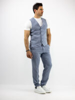 Παντελόνι Chinos Lino Tr Regular Fit Σιέλ