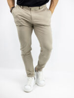 Παντελόνι Chinos Regular Fit & Λάστιχο Μέση Μπέζ