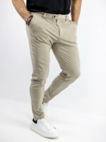 Παντελόνι Chinos Regular Fit & Λάστιχο Μέση Μπέζ