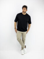 Παντελόνι Chinos Regular Fit & Λάστιχο Μέση Μπέζ