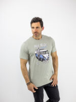 T-Shirt Regular Fit Μακό Van Μπέζ