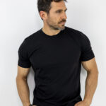 T-Shirt Regular Fit Confidence Μονόχρωμο Μαύρο
