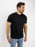 T-Shirt Regular Fit Confidence Μονόχρωμο Μαύρο