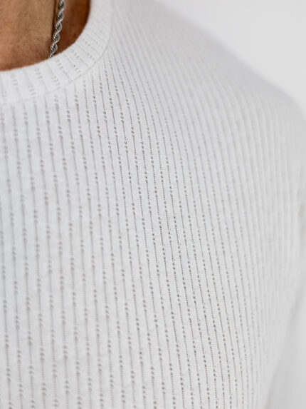 T-Shirt Oversized Μονόχρωμο Λευκό