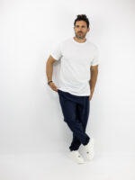 T-Shirt Regular Fit Βάφλα Λευκό