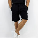 Βερμούδα Regular Fit Μαύρη