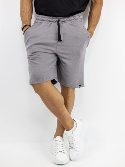 Βερμούδα Regular Fit Γκρί