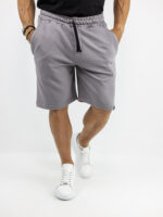 Βερμούδα Regular Fit Γκρί