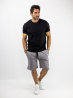 Βερμούδα Regular Fit Γκρί
