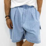 Jean Βερμούδα Cargo Oversized Σιέλ