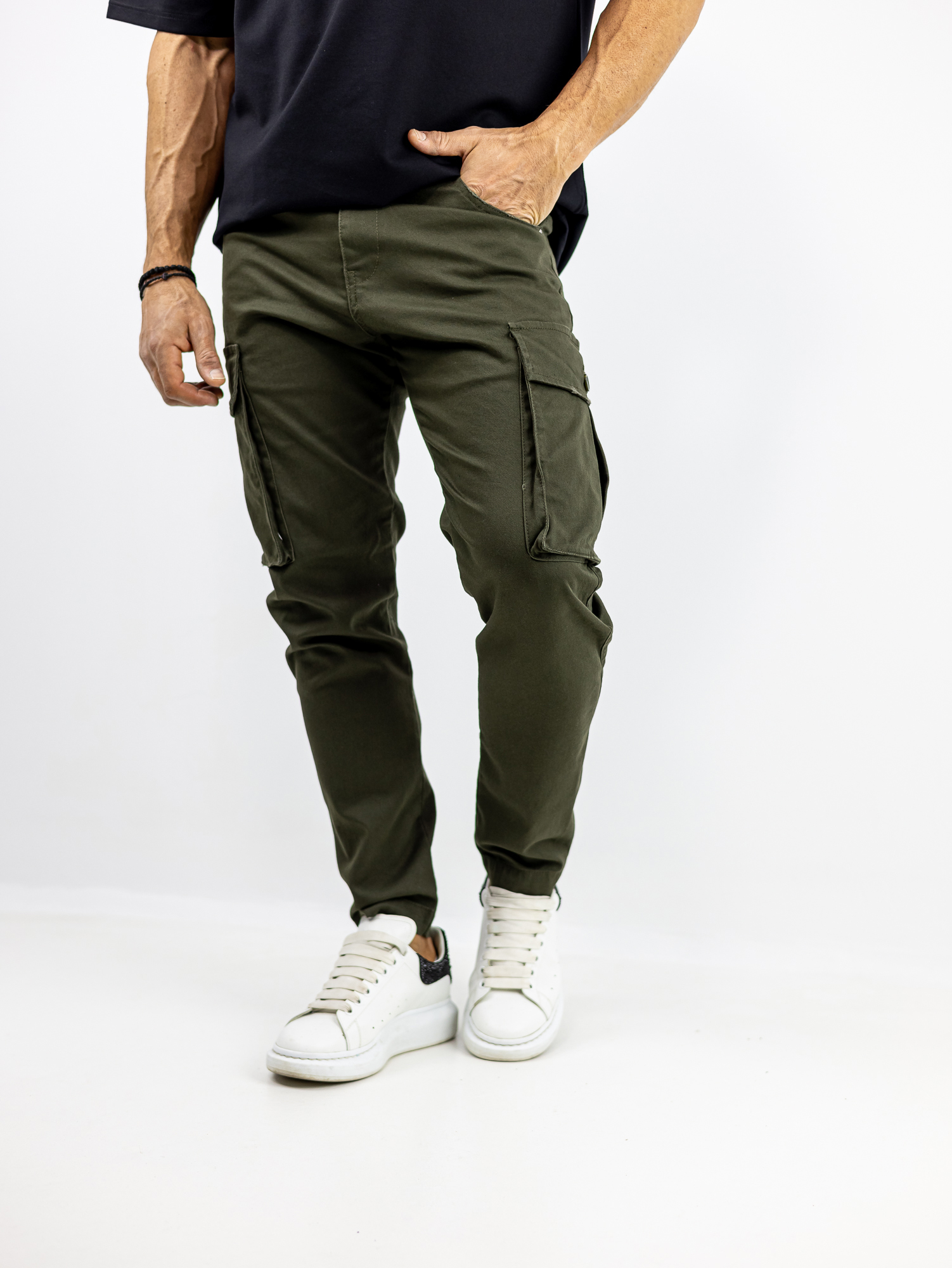CARGO_HACKER_120311_LADI_01.jpg Παντελόνι Cargo Pike Skinny Λαδί