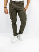 Cargo Slim Fit Λαδί