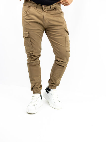 Cargo Slim Fit & Λάστιχο Ταμπά