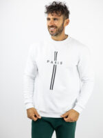 Φούτερ Slim Fit Paris Λευκό