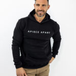 Φούτερ Regular Fit & Κουκούλα A piece Apart Μαύρο