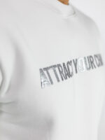 Φούτερ Regular Fit Attact Your Chaos Λευκό