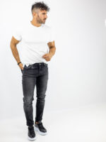 Παντελόνι Jean Regular Fit Μαύρο