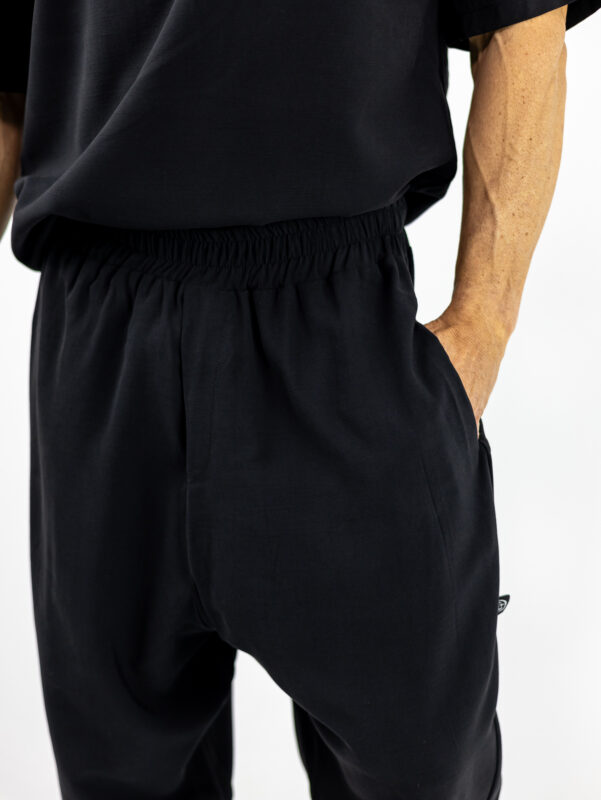 Πάντελονι Oversized Japanese Μαύρο